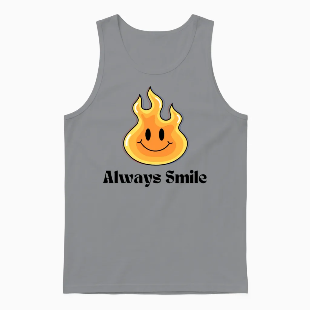 Funny ! Unisex Tank Top in Sport Grey