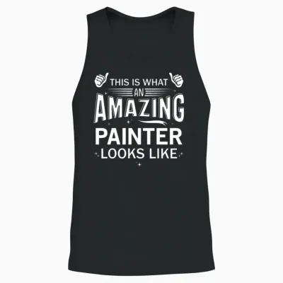 Amazing Painter Unisex Tank Top - Black