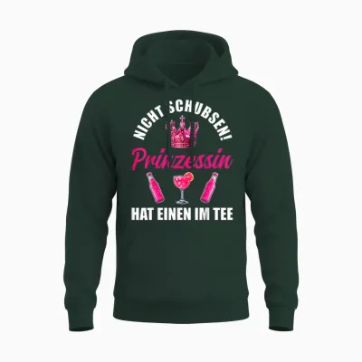 Princess Not Pushing Jga Party Mallorca Malle Saufen T-Shirt, Black Unisex Hoodie - Forest