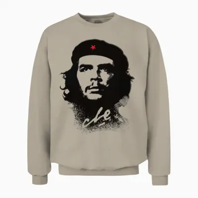 Che Guevara Shirt Cuba Révolution Rebelle Cubain T-Shirt Haut De Gamme Unisex Sweatshirt - Sand