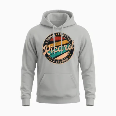 Humour Prénom Ricard L'homme Le Mythe La Légende T-Shirt, Black, S Unisex Hoodie - Ash