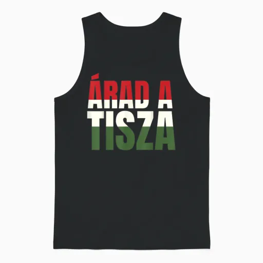 Arad a Tisza Part Magyar Ungarisch Unisex Tank Top - Black