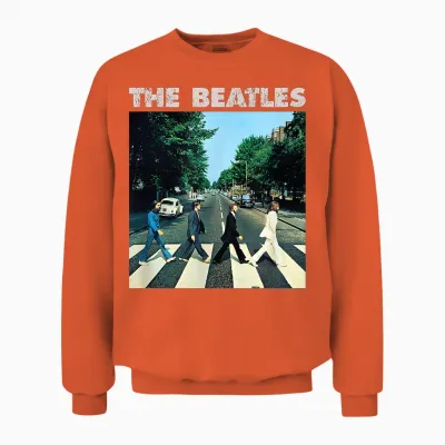 The Beatles - Abbey Road Unisex Sweatshirt - Orange