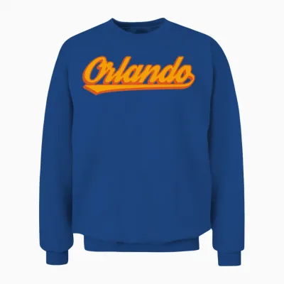 Orlando Retro Script Unisex Sweatshirt - Royal
