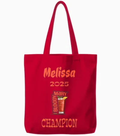 Melissa 2025 Tote Bags - Red