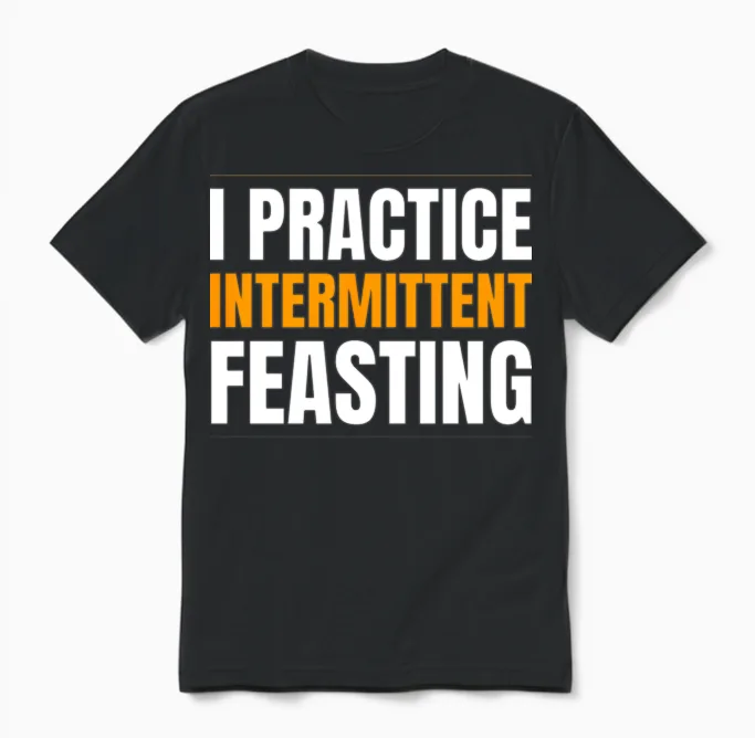 Funny Thanksgiving Feasting Unisex T-Shirt in Black