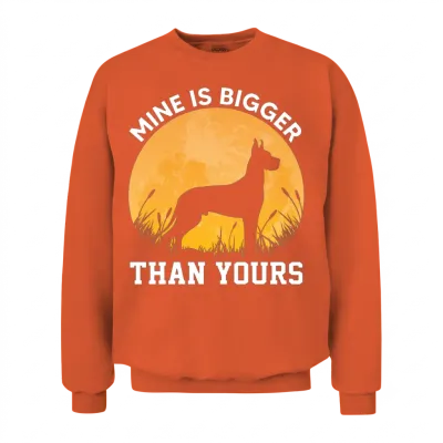 Great Dane Dogs, Great Danes Unisex Sweatshirt - Orange