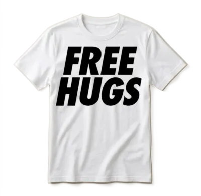 Free Hugs Unisex T-Shirt - White