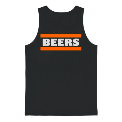 Beers Unisex Tank Top - Black