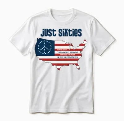 Just Sixties 2025 Tour Unisex T-Shirt - White