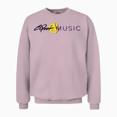 Cquermusic Longform Unisex Sweatshirt - Light Pink