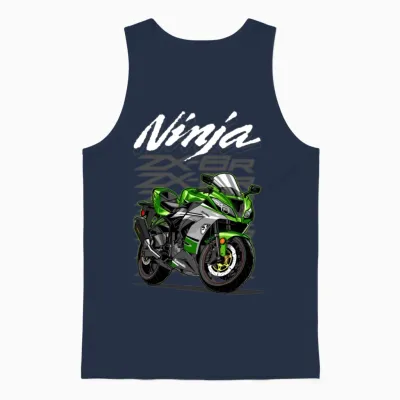 Ninja Zx6r Unisex Tank Top - Navy