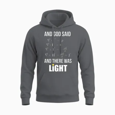 Physics Unisex Hoodie - Charcoal
