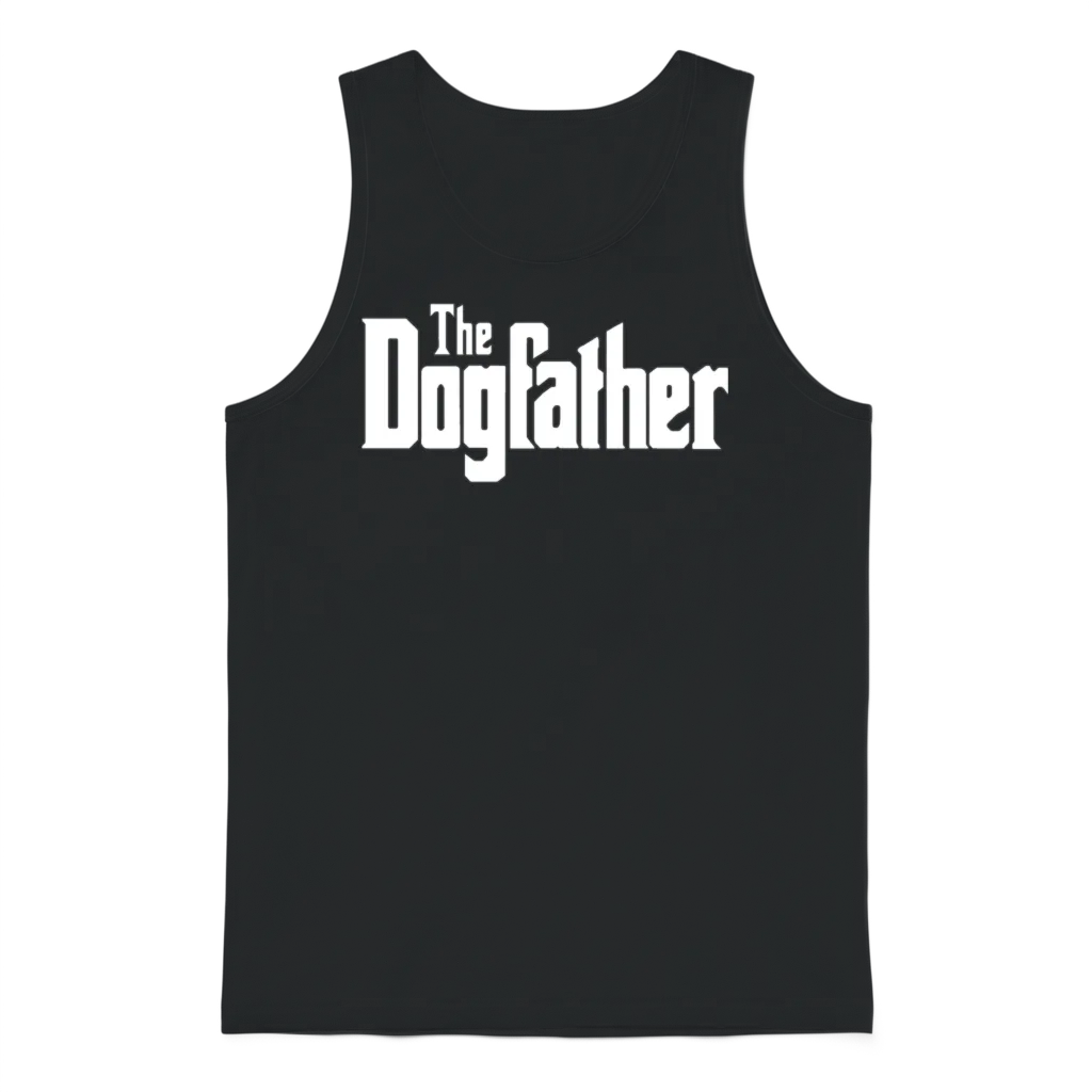 Dog Father โ Lovers Gift Unisex Tank Top - Black