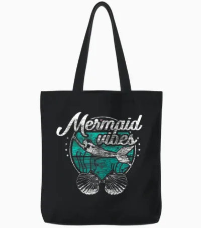 Fairy Tale Children's Story Childhood Gift Idea Tote Bags - Black