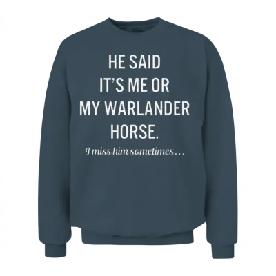 Horses My Warlander Horse Quote Lover Unisex Sweatshirt - Dark Heather