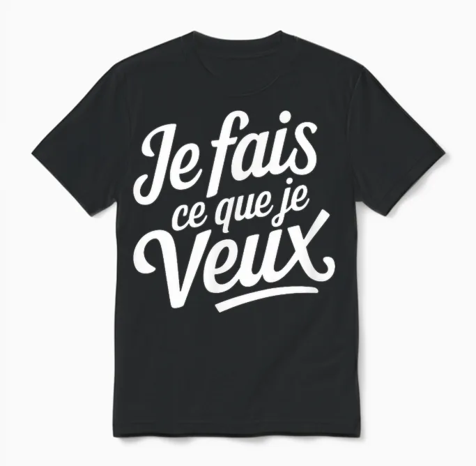 I Do What I Want Unisex T-Shirt in Black