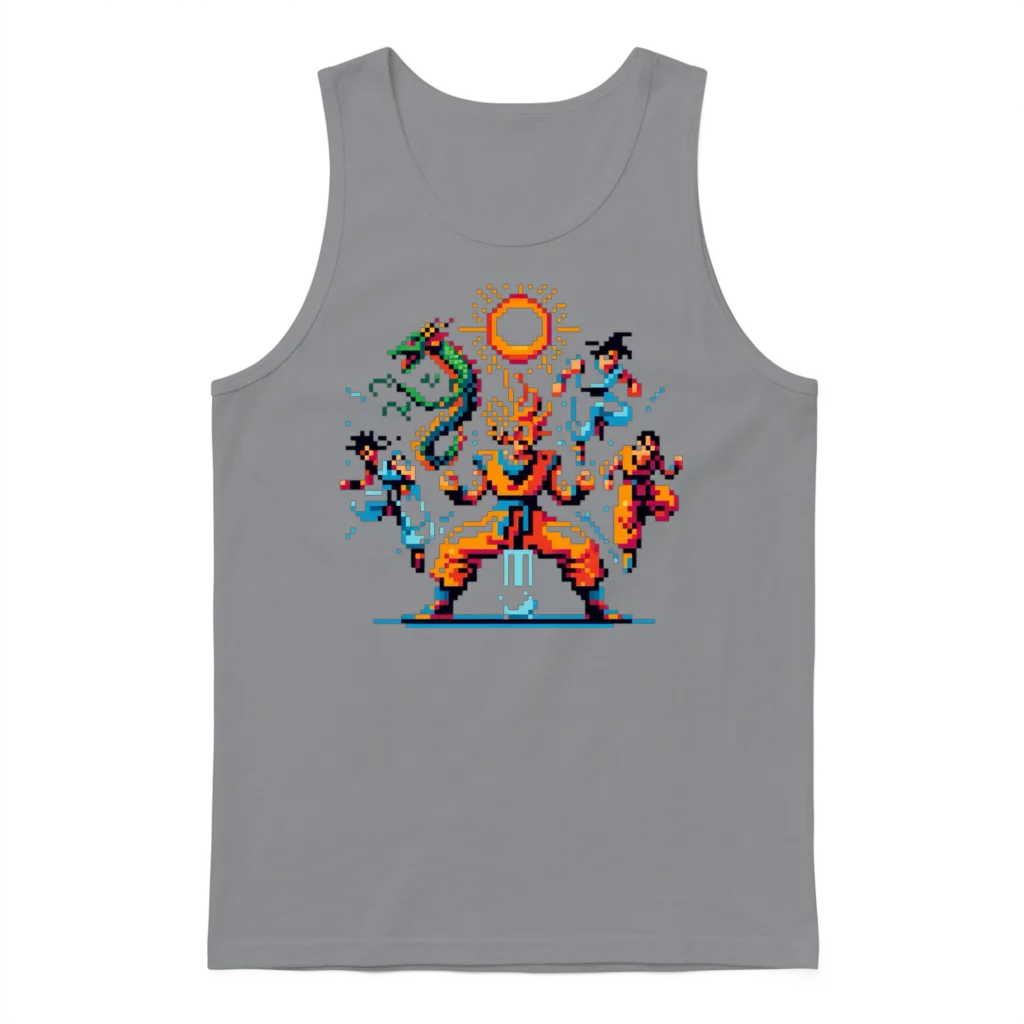 Dragon Ball Design 2024 Summer Time Unisex Tank Top - Sport Grey