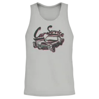 Retro Car Cars & Muscle Unisex Tank Top - Ash – 2