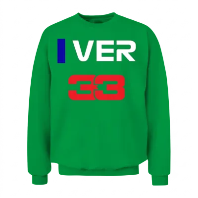 Max Verstappen 33 Unisex Sweatshirt - Irish Green