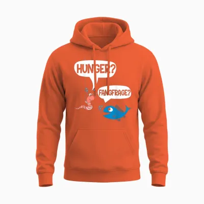 Lustiger Spruch, Angler, Lustig, Coole Sprüche, Lustig Lustig Angeln Unisex Hoodie - Orange