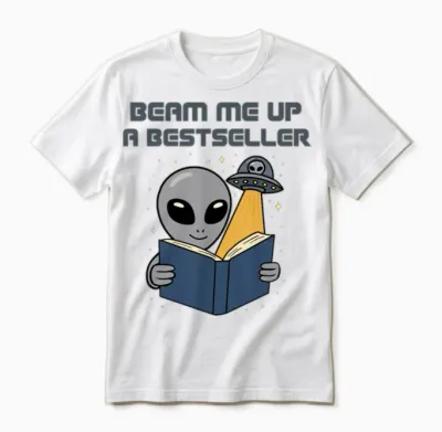 Beam Me Up Bestseller Unisex T-Shirt - White