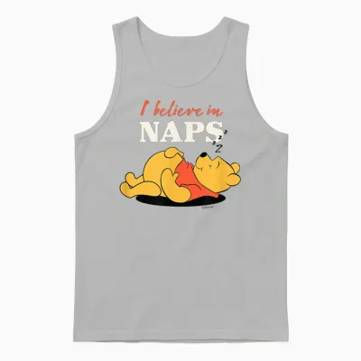 Winnie the Pooh - I Believe in Naps Unisex Tank Top - Ash