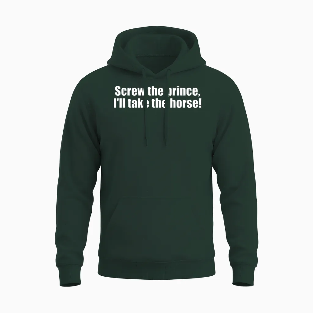 Horse Quote/ Saying Lovers Gift Unisex Hoodie in Forest