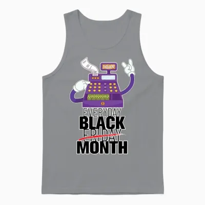 Everyday Black Friday Month Unisex Tank Top - Sport Grey