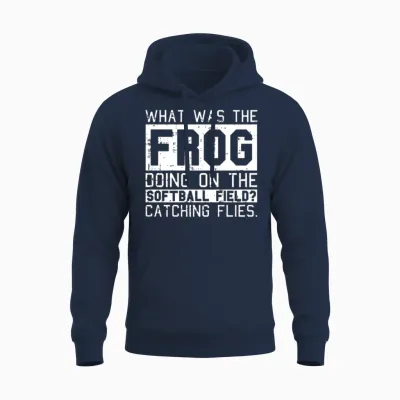 Softball Funny Unisex Hoodie - Navy
