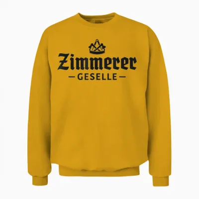 Zimmermann Geselle Zimmerer Unisex Sweatshirt - Gold