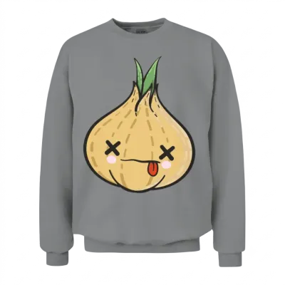 Funny Dead Onion Unisex Sweatshirt - Sport Grey