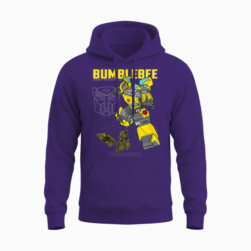 Transformers Bumblebee Unisex Hoodie in Purple