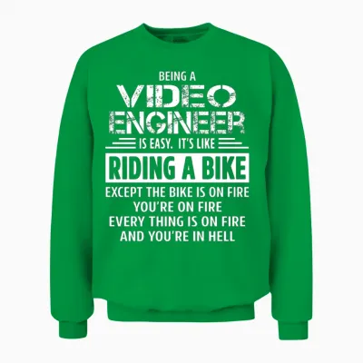 Video Engineer Unisex Sweatshirt - Irish Green