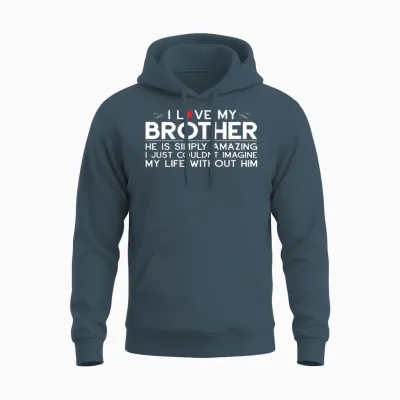 Best Brother T-Shirts! Funny Bro Shirts Unisex Hoodie - Dark Heather