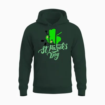 St Patrick's Day Unisex Hoodie - Forest