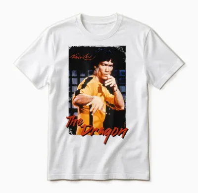 Bruce Lee Das Drachenspiel Des Todes Retro Unisex T-Shirt - White