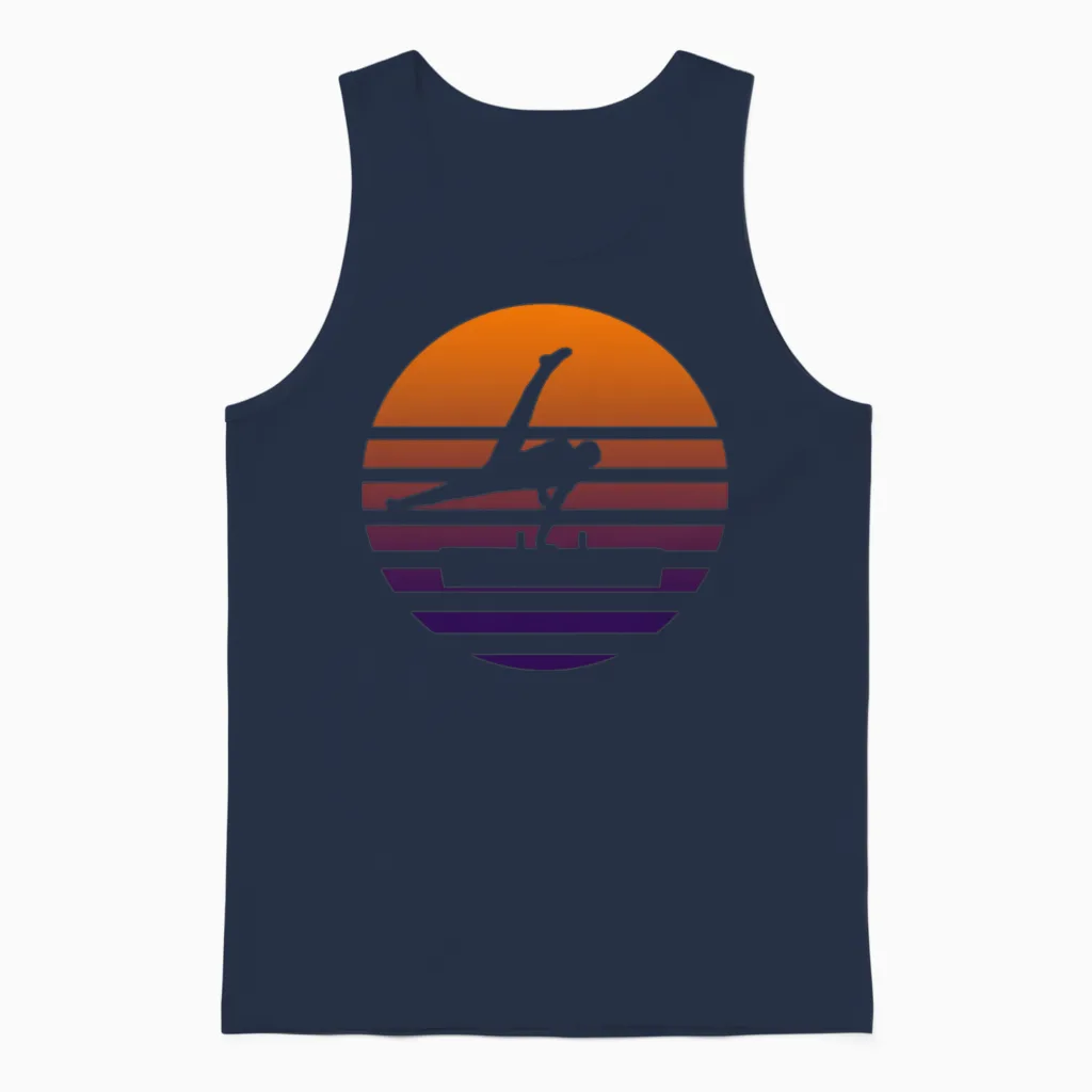 Pommel Horse - Lovers Unisex Tank Top in Navy