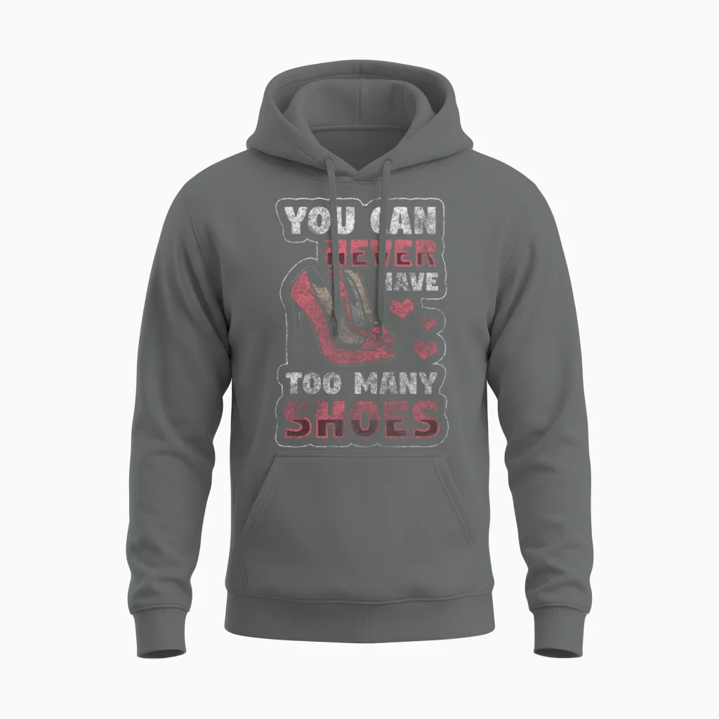 Shoes Boots Pumps Unisex Hoodie in Graphite Heather
