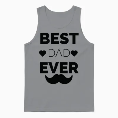Best Dad Ever Unisex Tank Top - Sport Grey