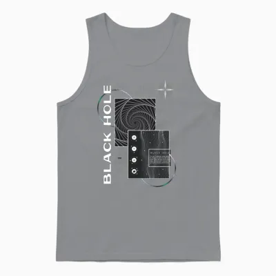 Black Hole Sun Unisex Tank Top - Sport Grey