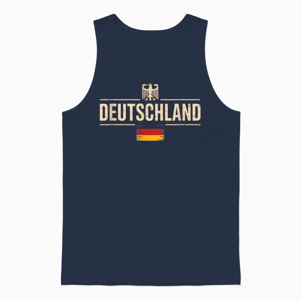 Flag Unisex Tank Top in Navy