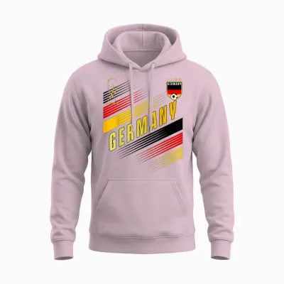 Drapeau De L'allemagne Pour Les Amateurs De Fierté Unisex Hoodie - Light Pink