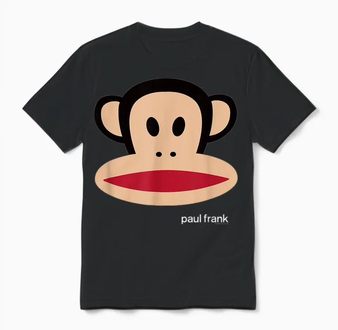Paul Frank Julius Big Face Unisex T-Shirt in Black
