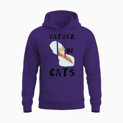 Funny Pictures Unisex Hoodie - Purple