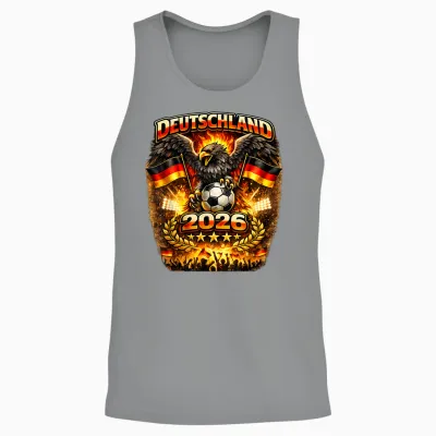 Deutschland Shirt Für Fußball Wm Em Fan Trikot Deutschland Unisex Tank Top - Sport Grey