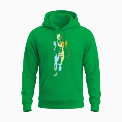 Rugby Retro Unisex Hoodie - Irish Green