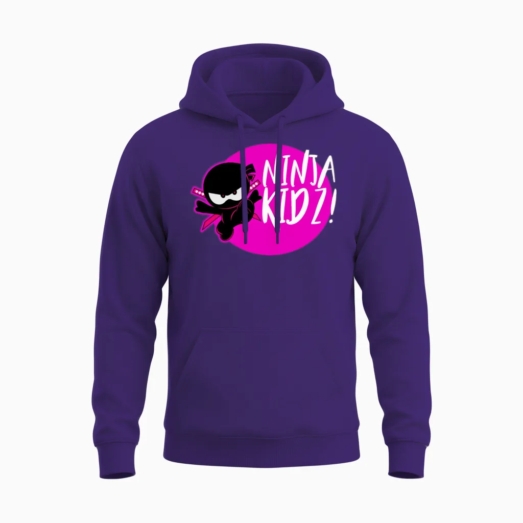 Ninja Kidz Tv Unisex Hoodie in Purple