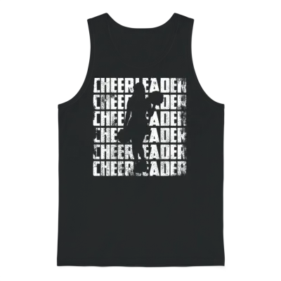 Funny Cheerleader Unisex Tank Top - Black