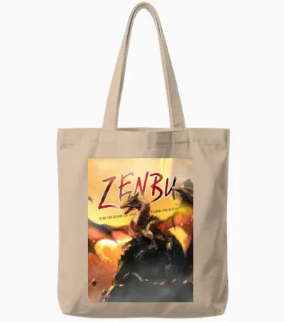 Zenbu: the Legend of the Dark Dragon Tote Bags - Natural